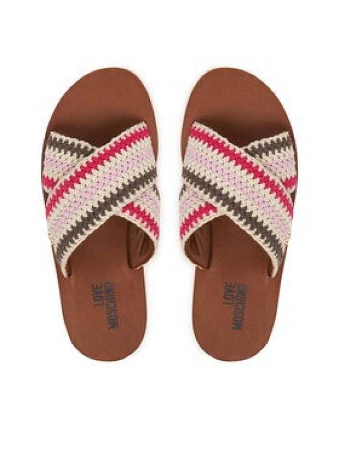 LOVE MOSCHINO Klapki JA28324G0OJQC20B Kolorowy