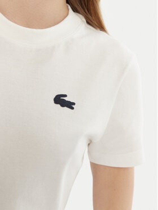 Lacoste T-Shirt TF9246 Biały Slim Fit
