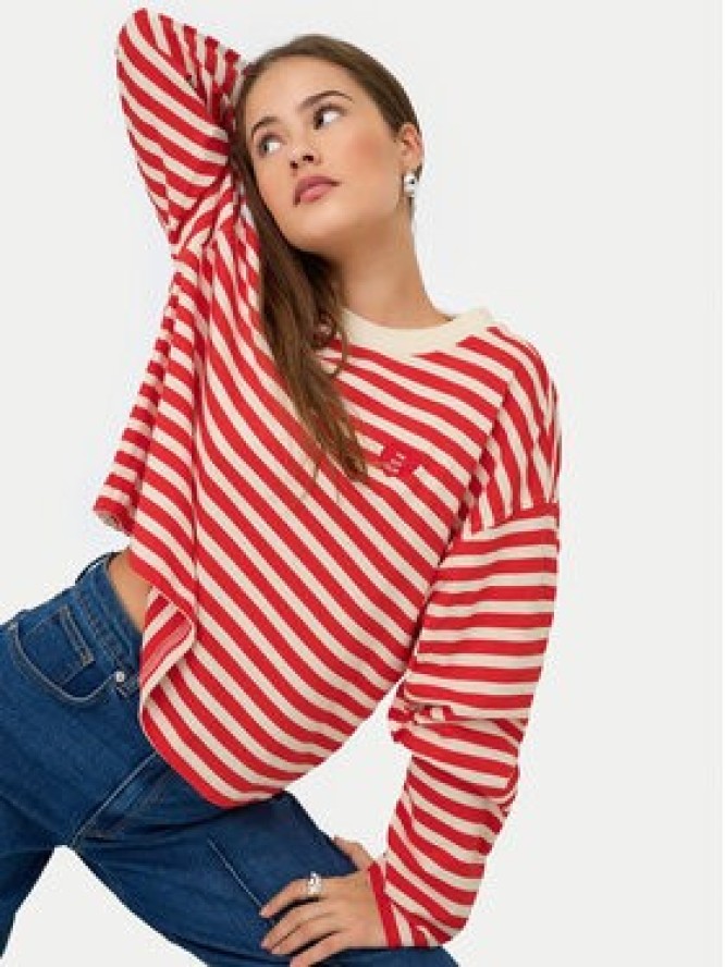 ONLY Bluzka Livina 15359682 Czerwony Regular Fit