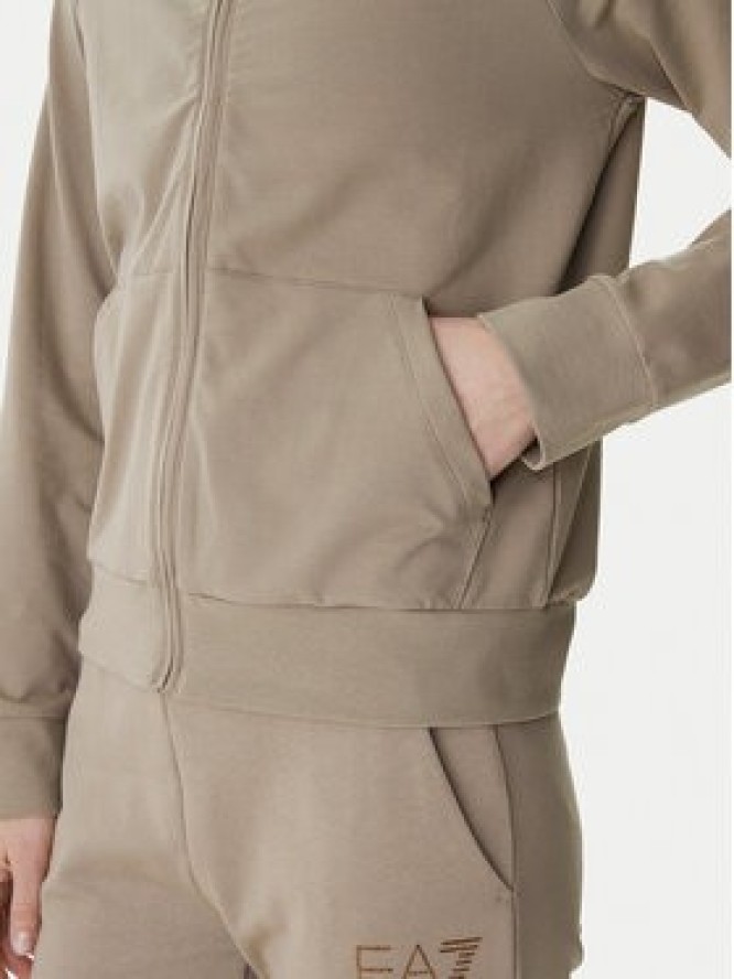 EA7 Emporio Armani Bluza 7W000457 AF13135 Brązowy Regular Fit