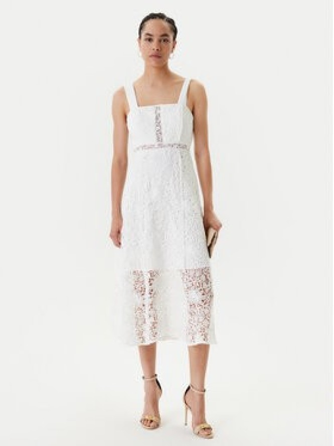 Morgan Sukienka koktajlowa 251-ROVIDA Biały Regular Fit