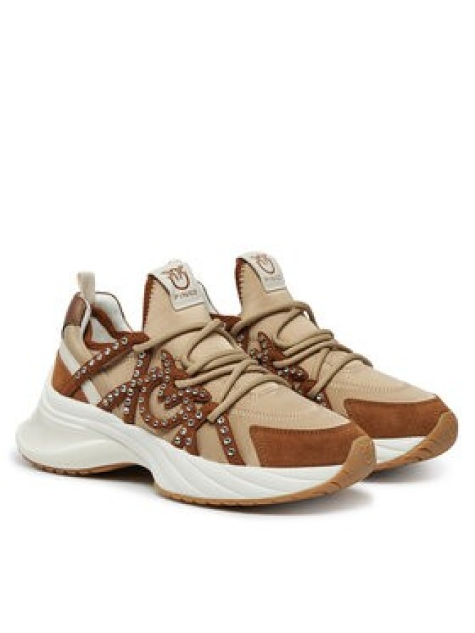 PINKO Sneakersy Ariel 16 SS0085T029 Brązowy