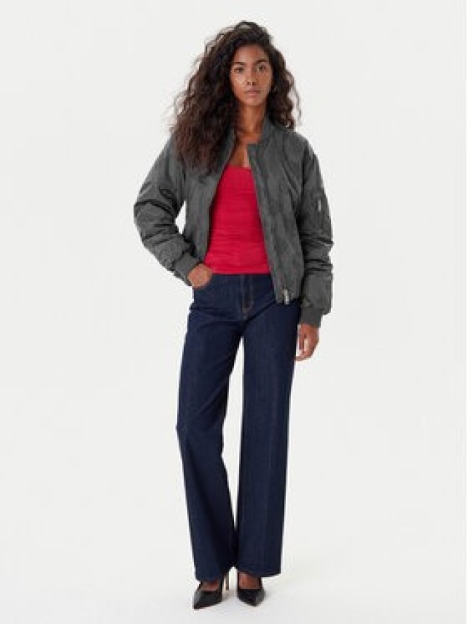 Guess Kurtka bomber W5YL08 WHDK2 Szary Regular Fit