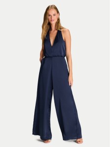 Hey Kyla Kombinezon 3AJ002HK Granatowy Wide Leg