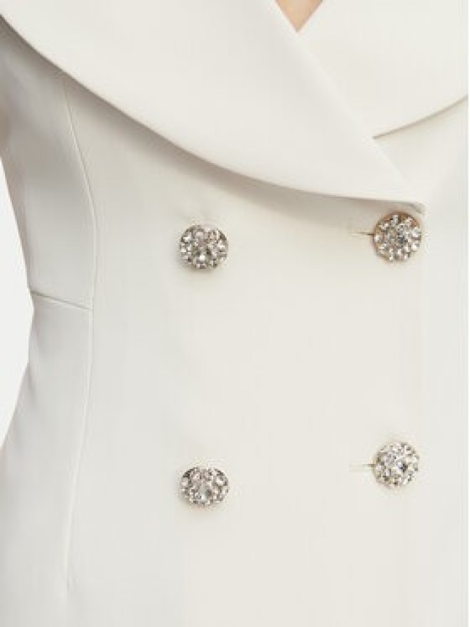 Artigli Sukienka koktajlowa ACAB004864 Kremowy Regular Fit