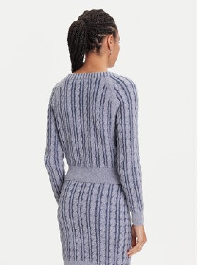 Guess Kardigan W5YR15 Z3OU0 Niebieski Regular Fit
