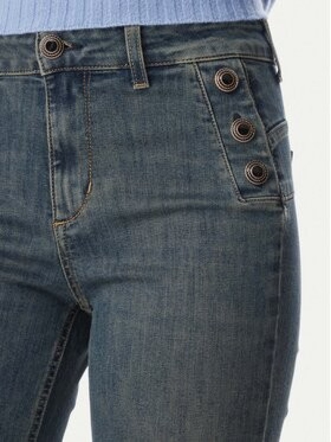 Liu Jo Jeansy UF6093 D0328 Szary Flare Fit