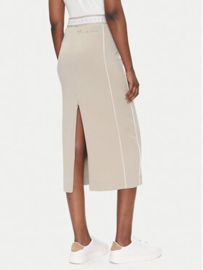 EA7 Emporio Armani Spódnica midi 7W000279 AF12501 U6155 Beżowy Regular Fit