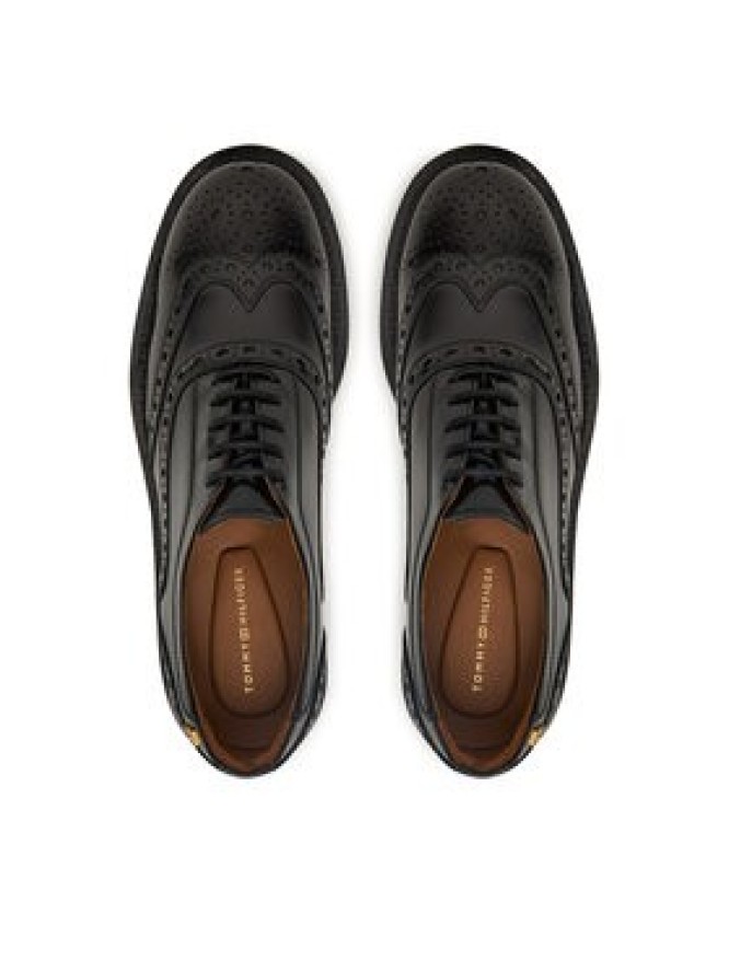 Tommy Hilfiger Oxfordy Brogue FW0FW08818 Czarny