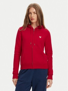 Guess Jeans Bluza W4YQ03 KC811 Czerwony Regular Fit