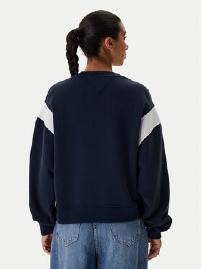 Tommy Jeans Bluza Varsity DW0DW22365 Granatowy Boxy Fit