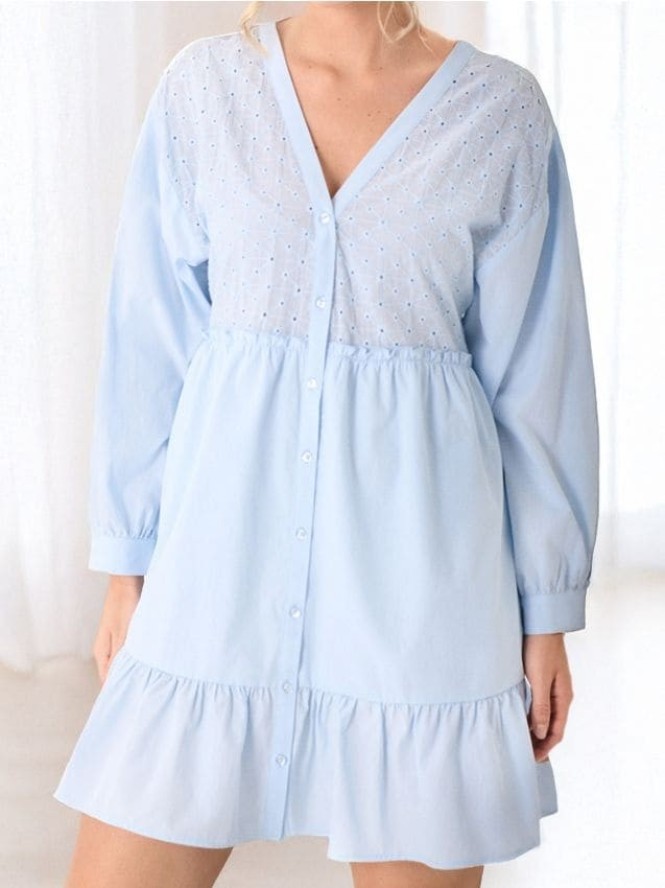 Sukienka mini - błękitny