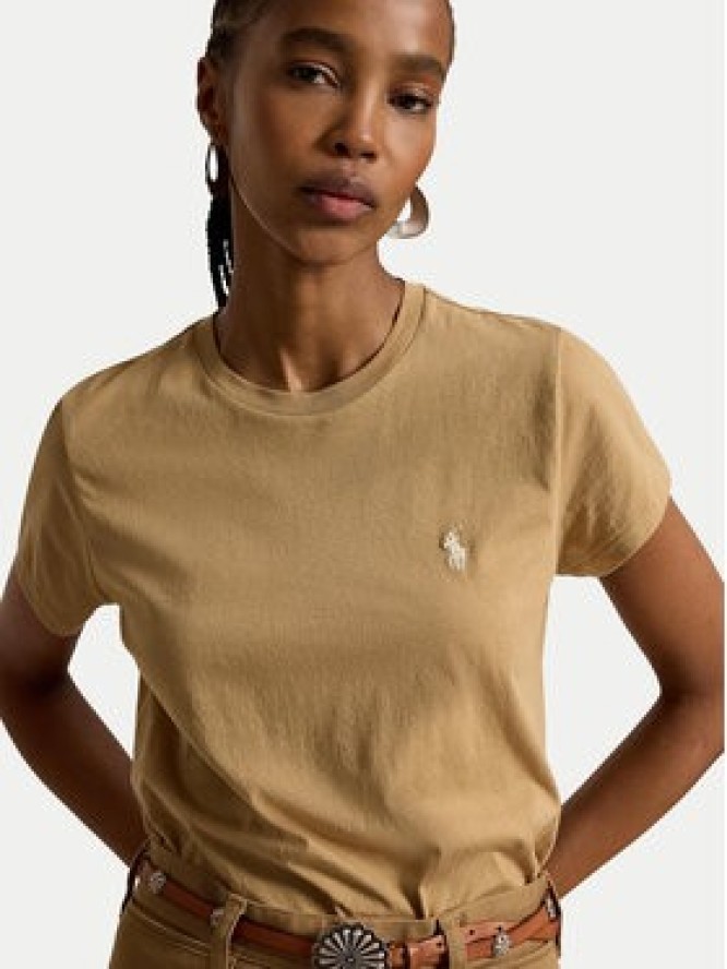 Polo Ralph Lauren T-Shirt 211B14605026 Beżowy Regular Fit