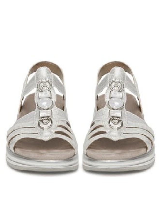 Remonte Sandały D1J60-90 Srebrny