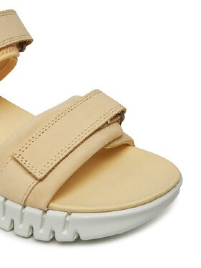 ECCO Sandały Gruuv Sol W 21310302710 Żółty