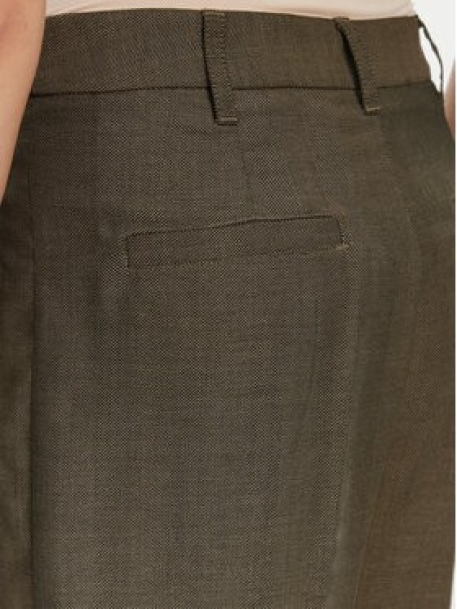 Marella Spodnie materiałowe Hull 2523136161 Khaki Loose Fit