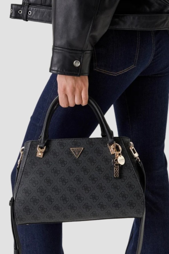 GUESS Czarna klasyczna torebka damska Noelle