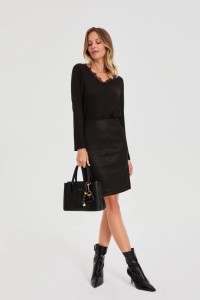 Ołówkowa spódnica czarna