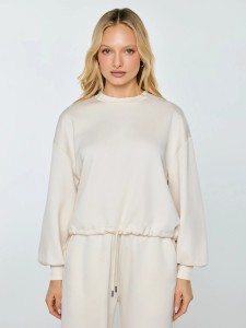 bluza damska z wiskozy kremowa lunara 102