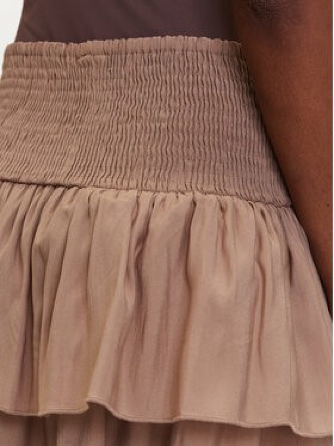 Vero Moda Spódnica mini Clara 10336425 Beżowy Regular Fit