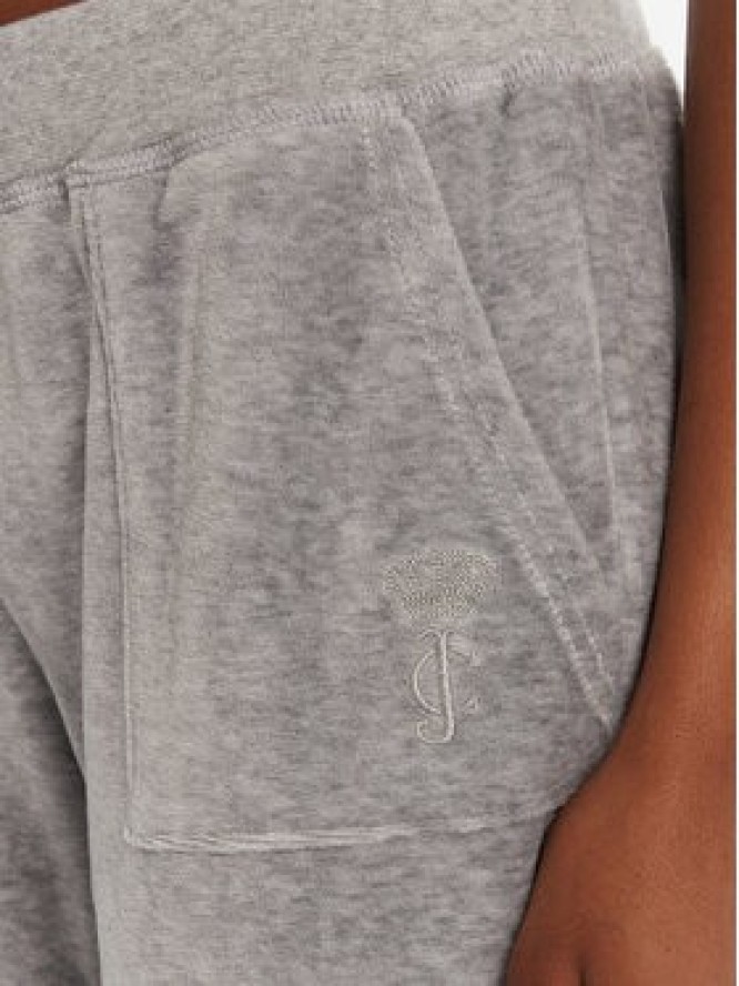 Juicy Couture Spodnie dresowe Caisa JCSEBJ008 Szary Slim Fit