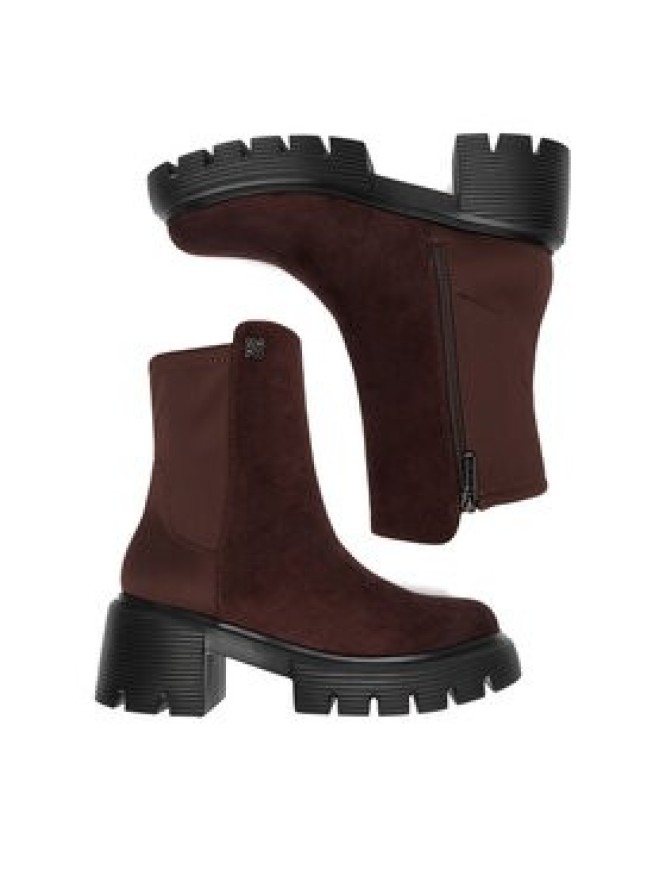 Nine West Botki CEO-LD078 13 Brązowy