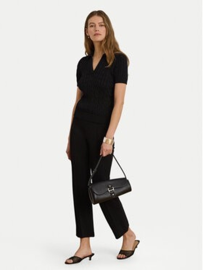 LAUREN RALPH LAUREN Polo 200P14041002 Czarny Regular Fit