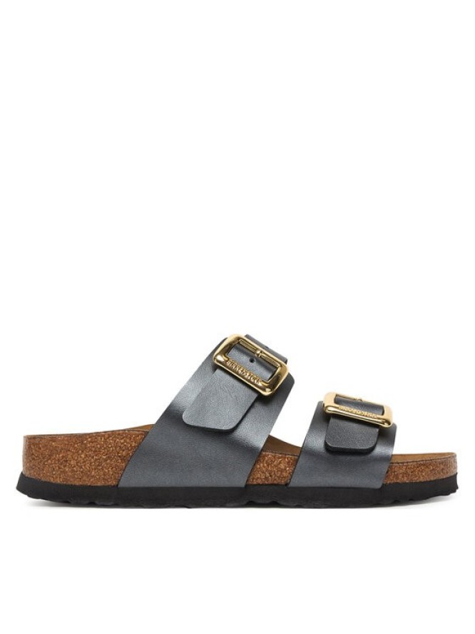 Birkenstock Klapki Sydney Cushion Buckle 1031689 Czarny