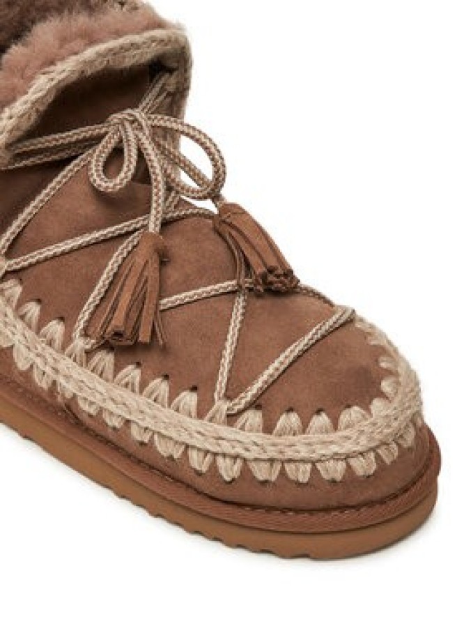 Mou Śniegowce Eskimo Scoubidoo Lace FW101124A Brązowy