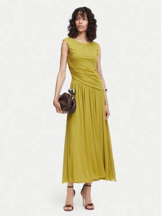 Vero Moda Sukienka wieczorowa Penelope 10351455 Zielony Regular Fit