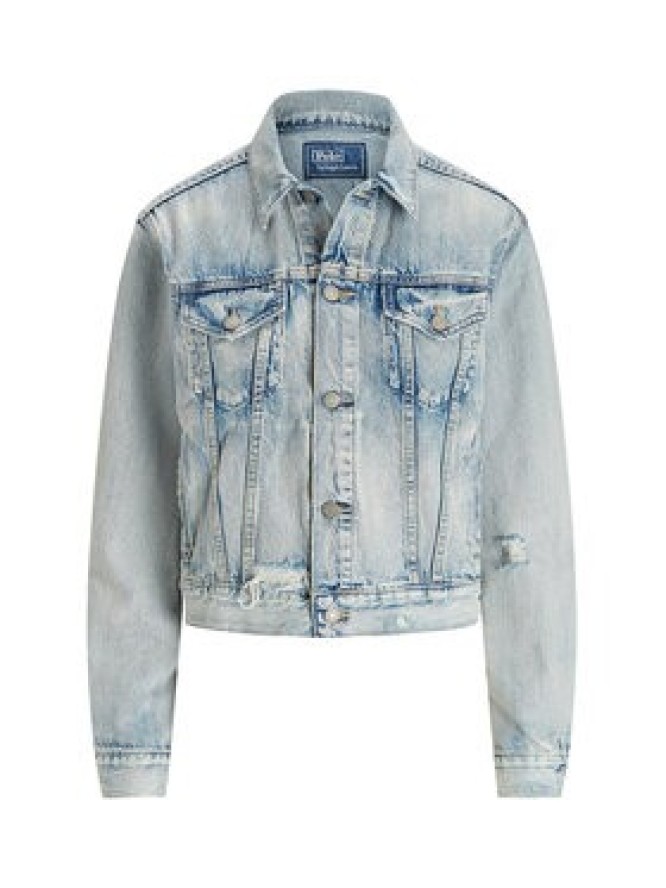 Polo Ralph Lauren Kurtka jeansowa 211969393001 Niebieski Regular Fit