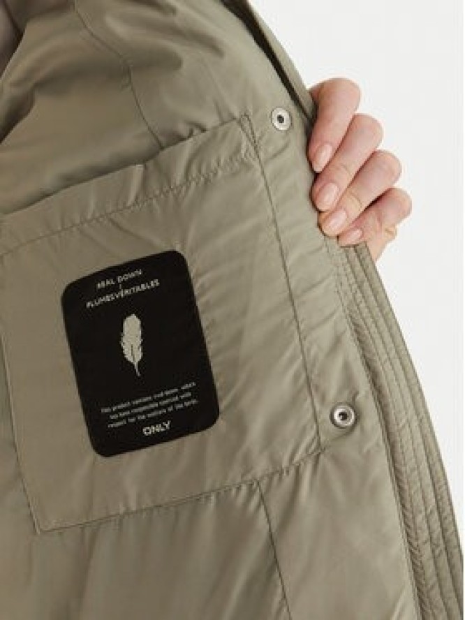 ONLY Kurtka puchowa Alice 15316455 Zielony Regular Fit