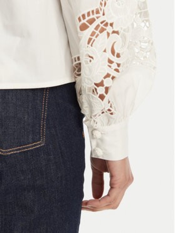 TWINSET Koszula 251TT2333 Écru Regular Fit