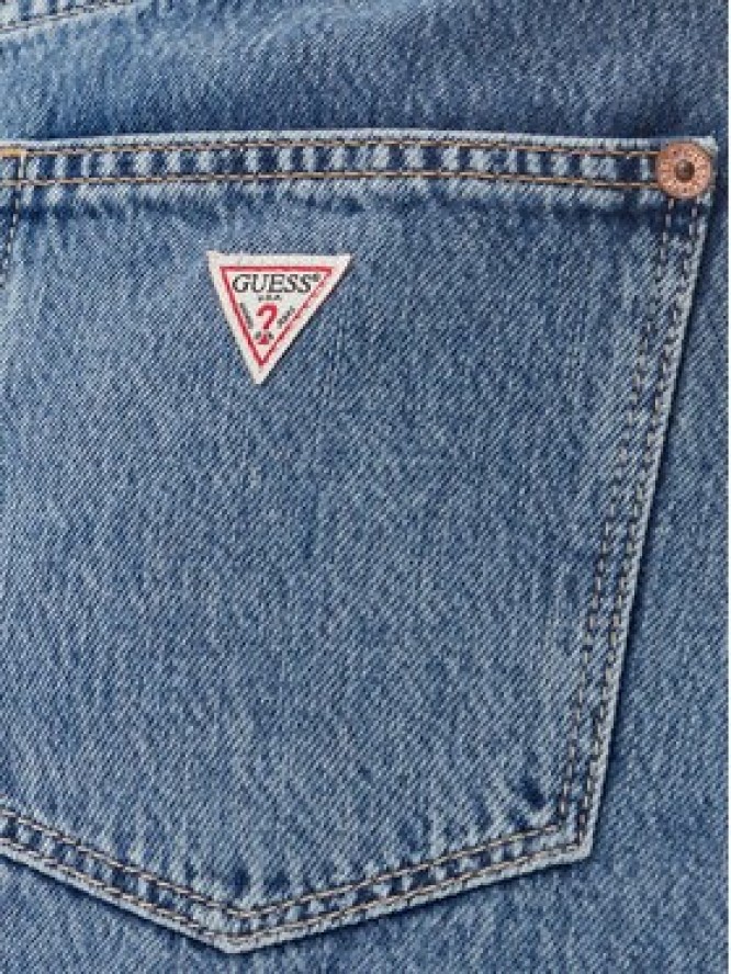 Guess Spódnica jeansowa W5YD1C D5QKB Granatowy Regular Fit