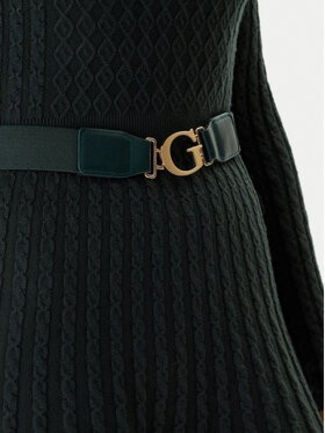 Guess Sukienka dzianinowa W5BK68 Z2YJ2 Zielony Slim Fit
