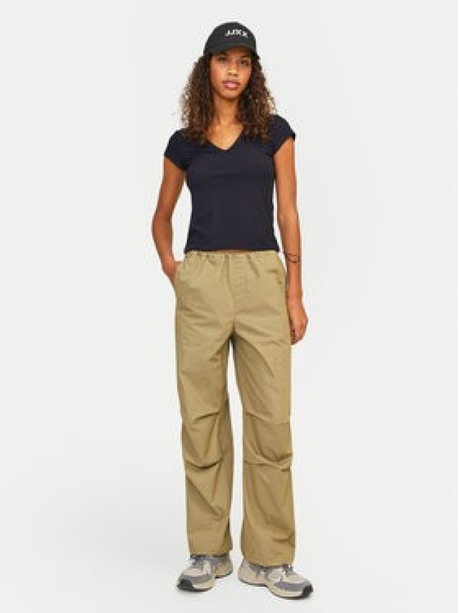 JJXX T-Shirt Hayden 12249361 Czarny Slim Fit