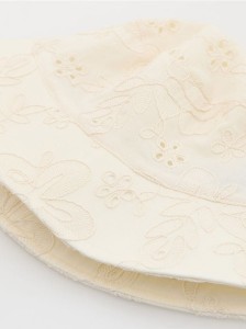 Kapelusz typu bucket - kremowy