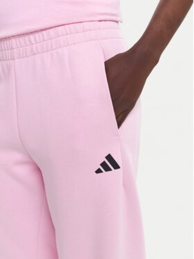 adidas Spodnie dresowe Future Icons 3-Stripes JE0158 Różowy Regular Fit