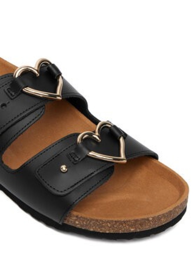 LOVE MOSCHINO Klapki JA28173G0OIA0000 Czarny