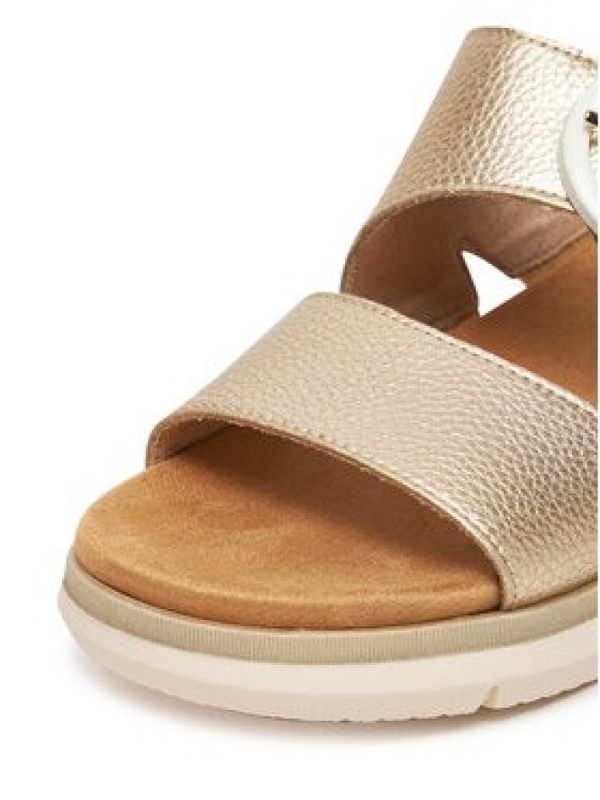 Remonte Klapki D2K51-90 Złoty