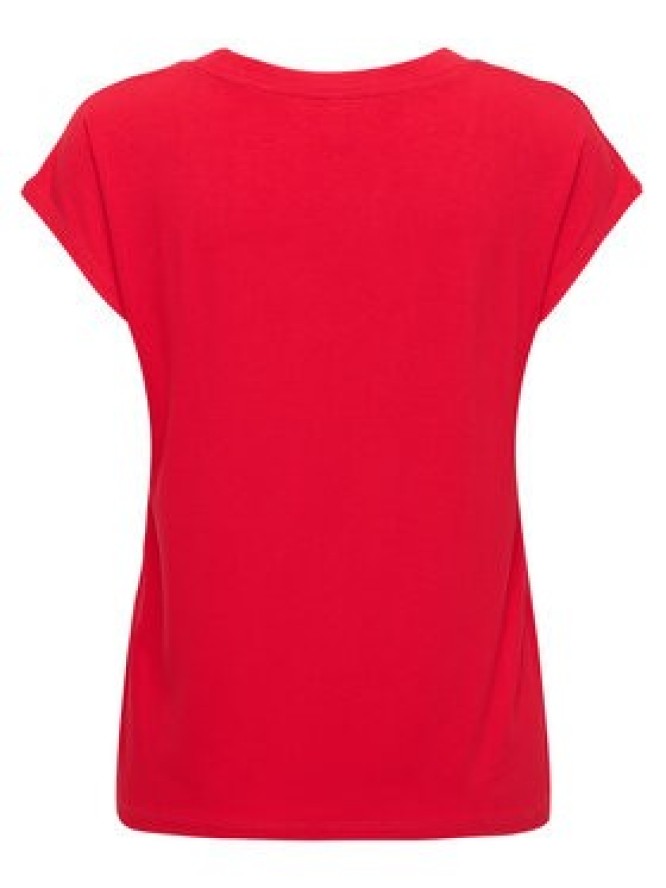 ONLY T-Shirt Rilla 15315776 Czerwony Regular Fit