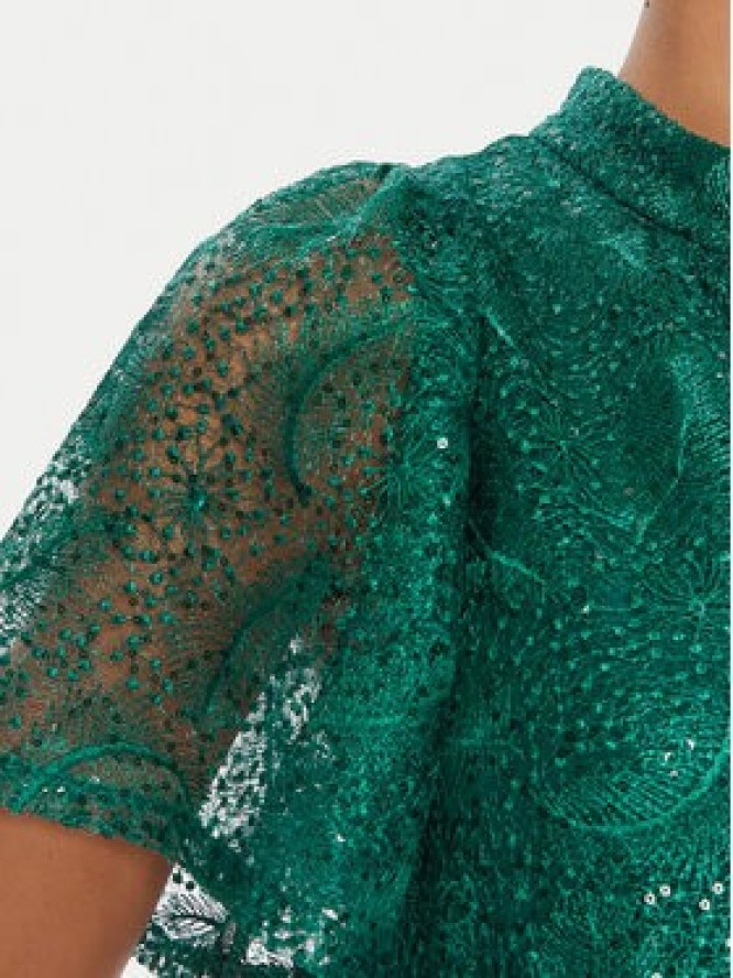 Bruuns Bazaar Sukienka koktajlowa Palm Philly BBW4541 Zielony Loose Fit