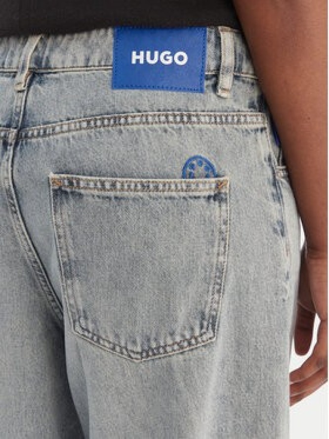 HUGO Jeansy Leni_B 50557383 Niebieski Regular Fit