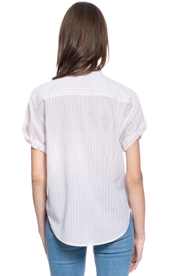 DAMSKA KOSZULA MATERIAŁOWA WRANGLER SUMMER SHIRT LAVENDAR HAZE W5R71YP14 112130319