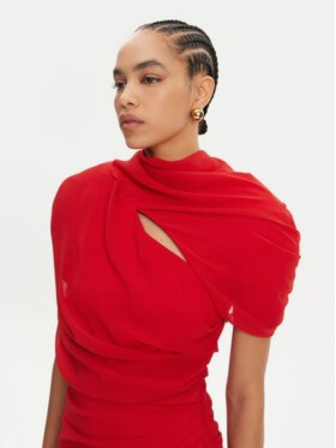 JACQUEMUS Sukienka koktajlowa 24H251DR130-1555 Czerwony Regular Fit