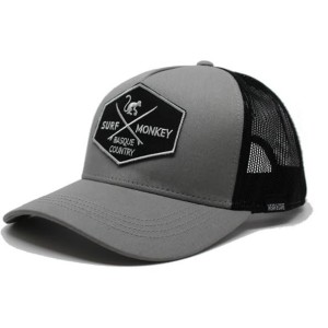 Czapka Trucker - 5 paneli / Recykling / Jeden rozmiar (Ołów)