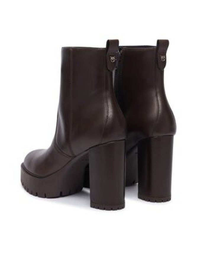 PINKO Botki Clara 01 SD0577P001 Brązowy