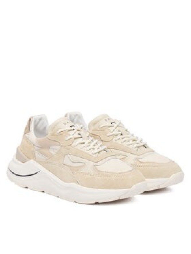 D.A.T.E. Sneakersy Fuga Shiny W431-FG-SH Beżowy
