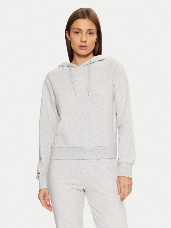 Guess Bluza O5RQ02 KCO31 Szary Regular Fit