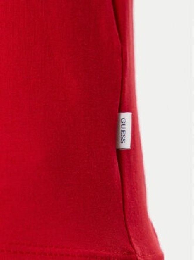Guess Jeans T-Shirt W4YI04 J1314 Czerwony Slim Fit